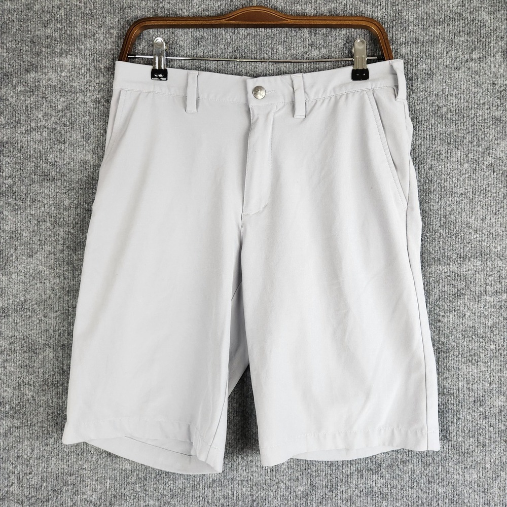 Adidas Shorts Golf Mens Gray Performance Stretch Size 30 Lightweight Athletic